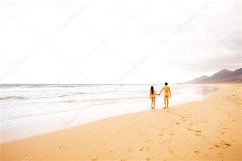 nude beach couple